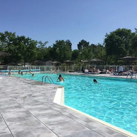 キャンプ場 Le Charme Du Bassin D Arcachon En Mobil Climatise アレ