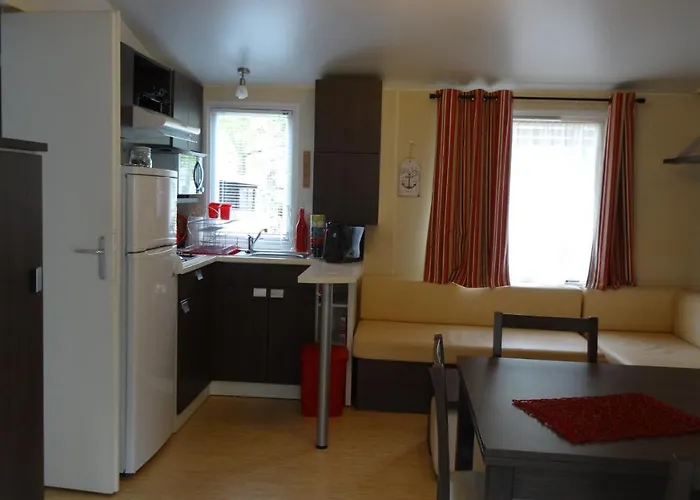 Campingplads Le Charme Du Bassin D Arcachon En Mobil Climatise *